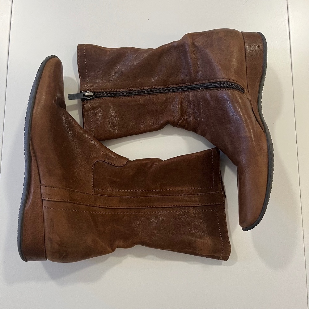 Brown Leather Boots